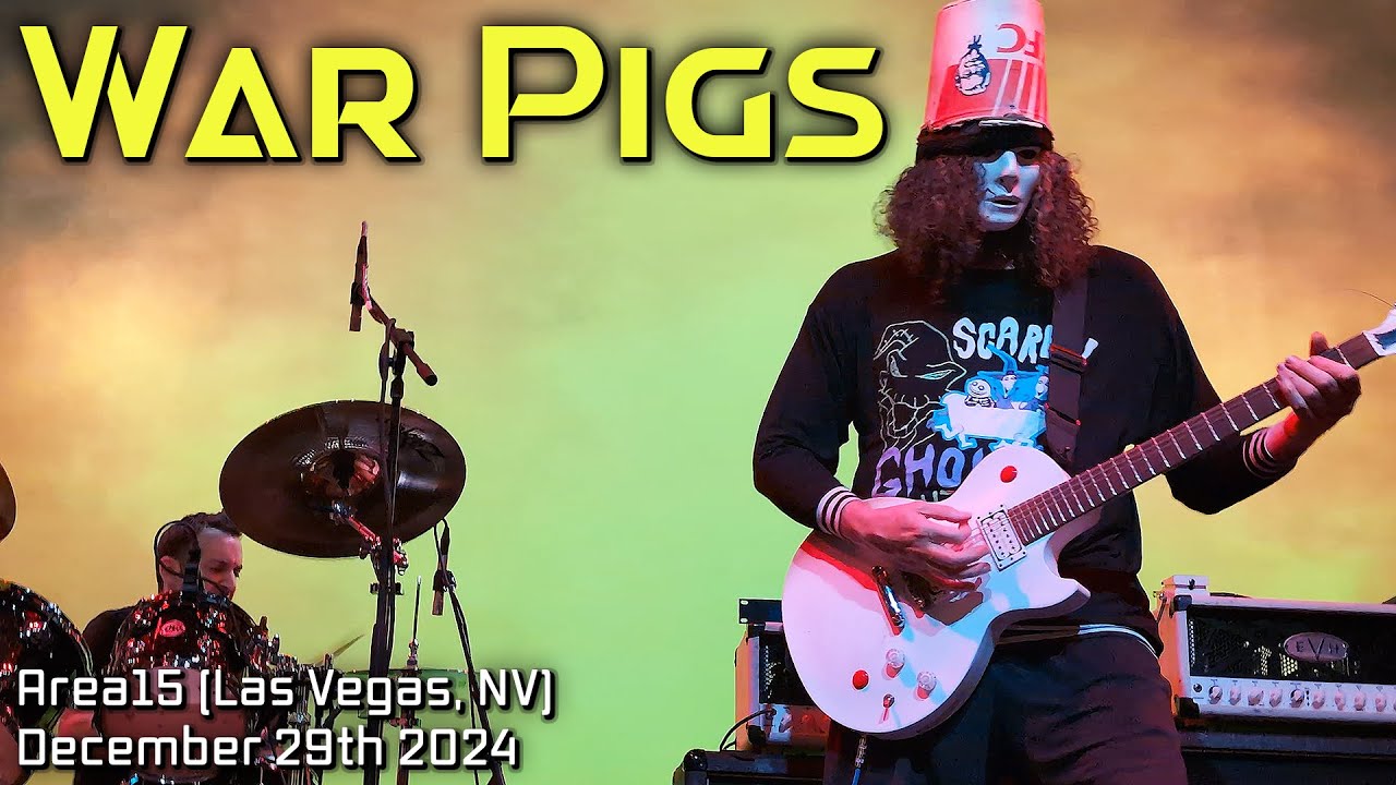 War Pigs | Buckethead 4K (LIVE) at Area15 (Las Vegas 2024)
