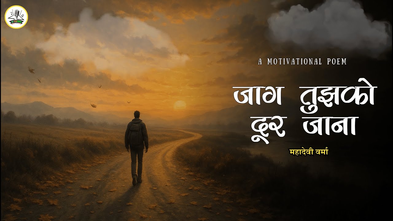 गीत महादेवी वर्मा- जाग तुझको दूर जाना | चिर सजग आँखें उनींदी- Jag Tujhko Dur Jana Mahadevi Ki Kavita