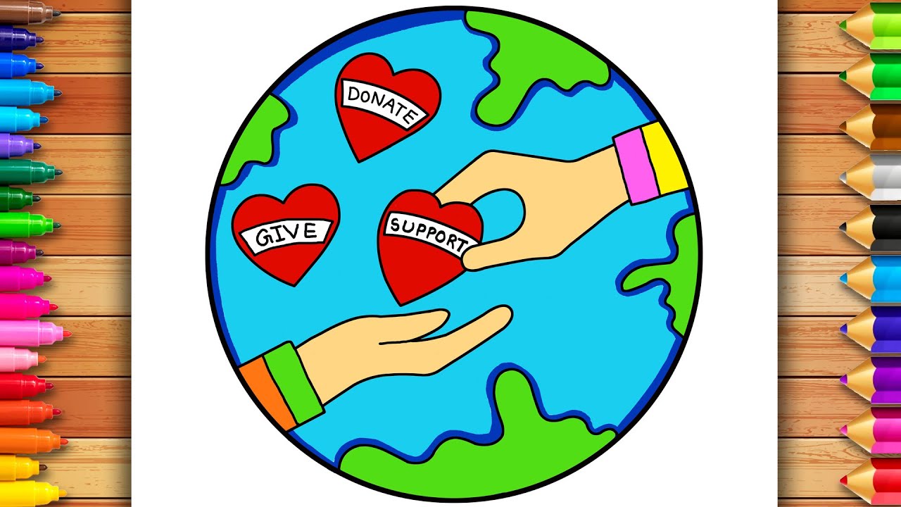 International Charity Day Drawing | International Charity Day Easy Drawing | Charity Day Poster