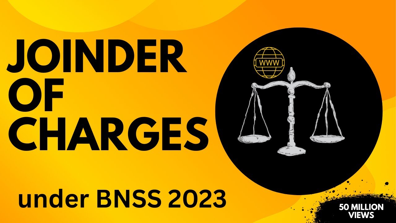 Joinder of charge under BNSS in Malayalam || Explained easily