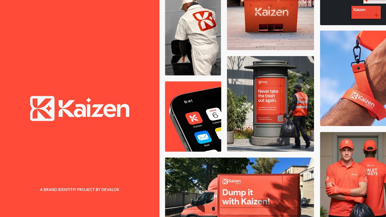 Making Essential Services Look Exceptional | Kaizen Brand Identity by Devalok