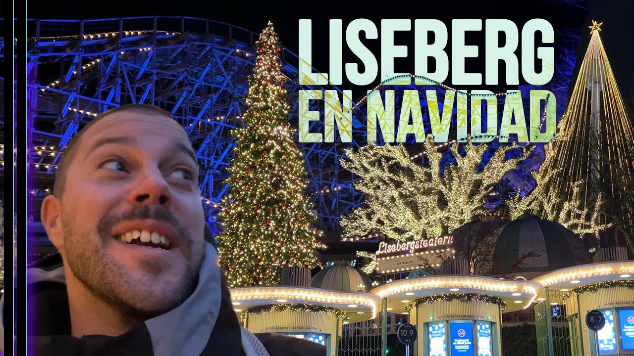 🇸🇪 | Navidad en un Parque de Atracciones | Liseberg en Gotemburgo Suecia | Una🎄Fantasía🎄Preciosa!