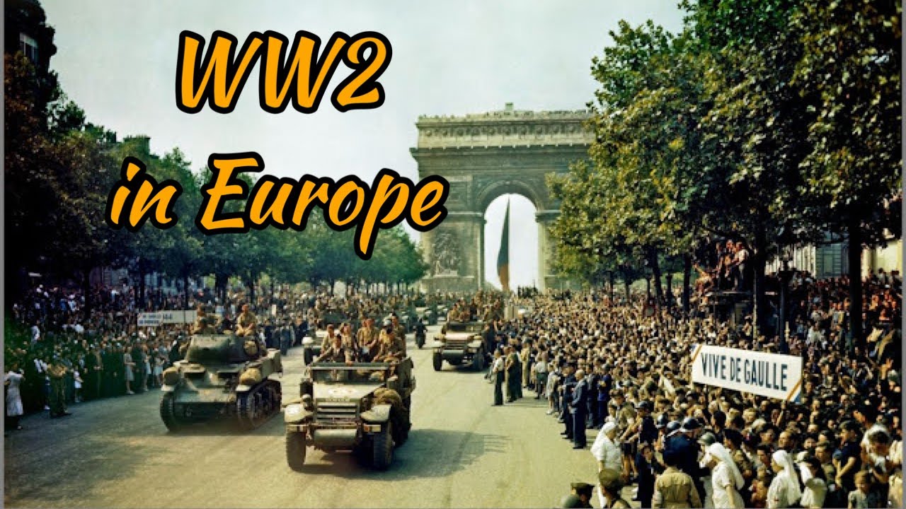 WW2 European Theater RAW Footage from US Soldier Camera