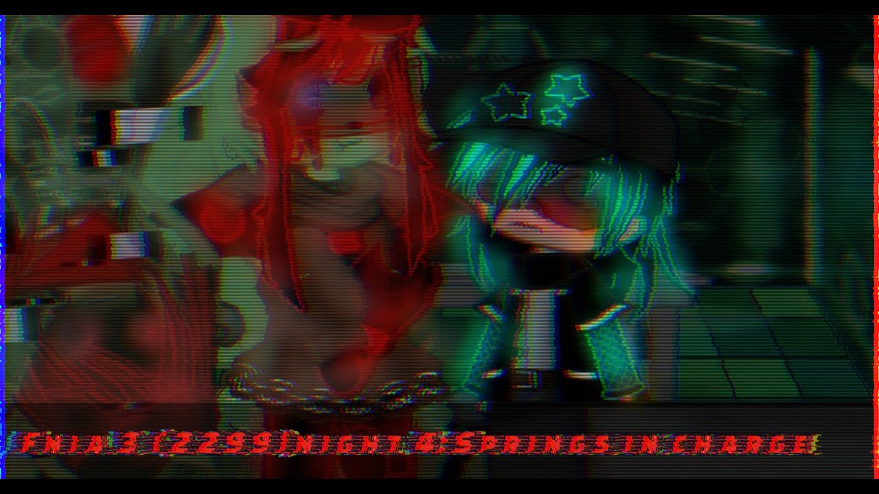 Trying to survive Fnia 3 (2299au) night 4:Springs in charge|Gacha Fnia