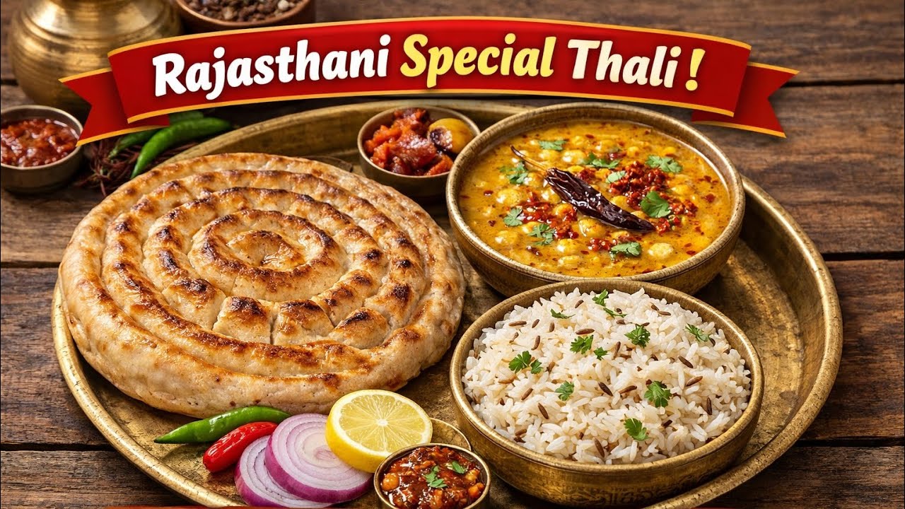 Rajasthani special lunch/dinner thali✨😋🔥