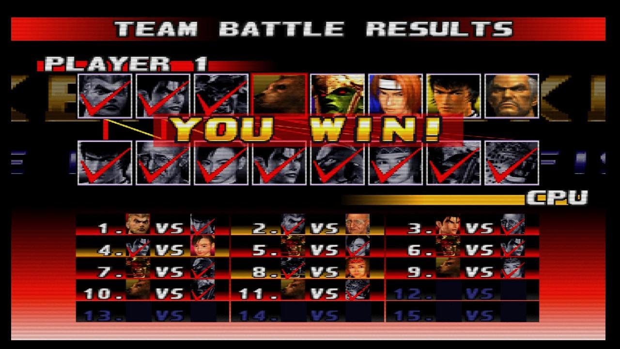 Team Battle Mode Part 80 - Tekken 3 PS 5 Gameplay