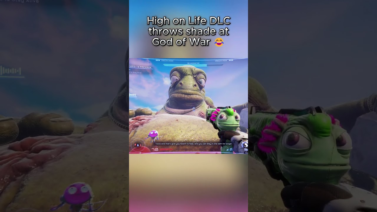 God of War reference in the new High on Life DLC - High on Knife #highonlife #highonknife #godofwar