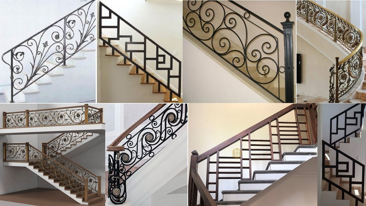 Metal stair railing design ideas 3  Metal stair grill design ideas 3