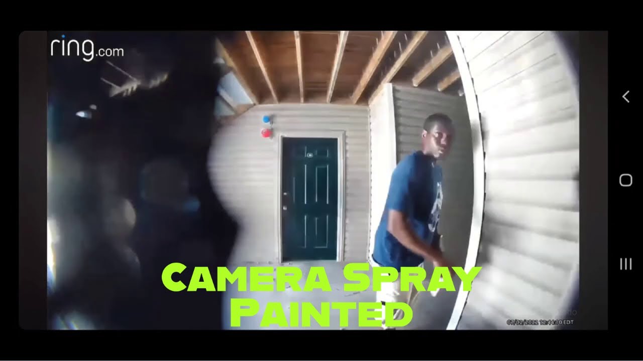 Camera Spray Painted