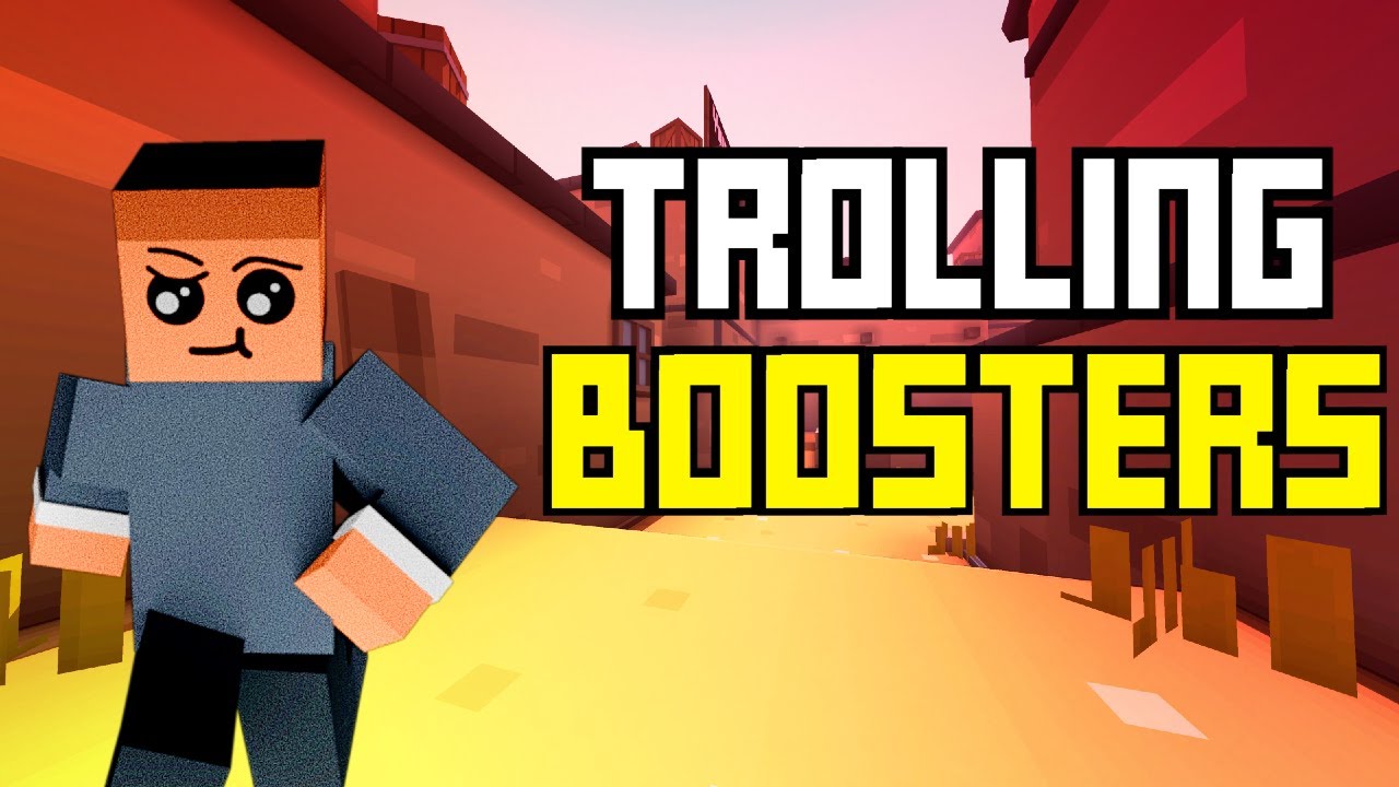 TROLLING BOOSTERS in KRUNKER.IO! (BOOSTERS DESPERATE for KR)