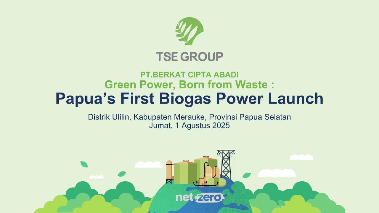 Papua's Firs Biogas Power Launch