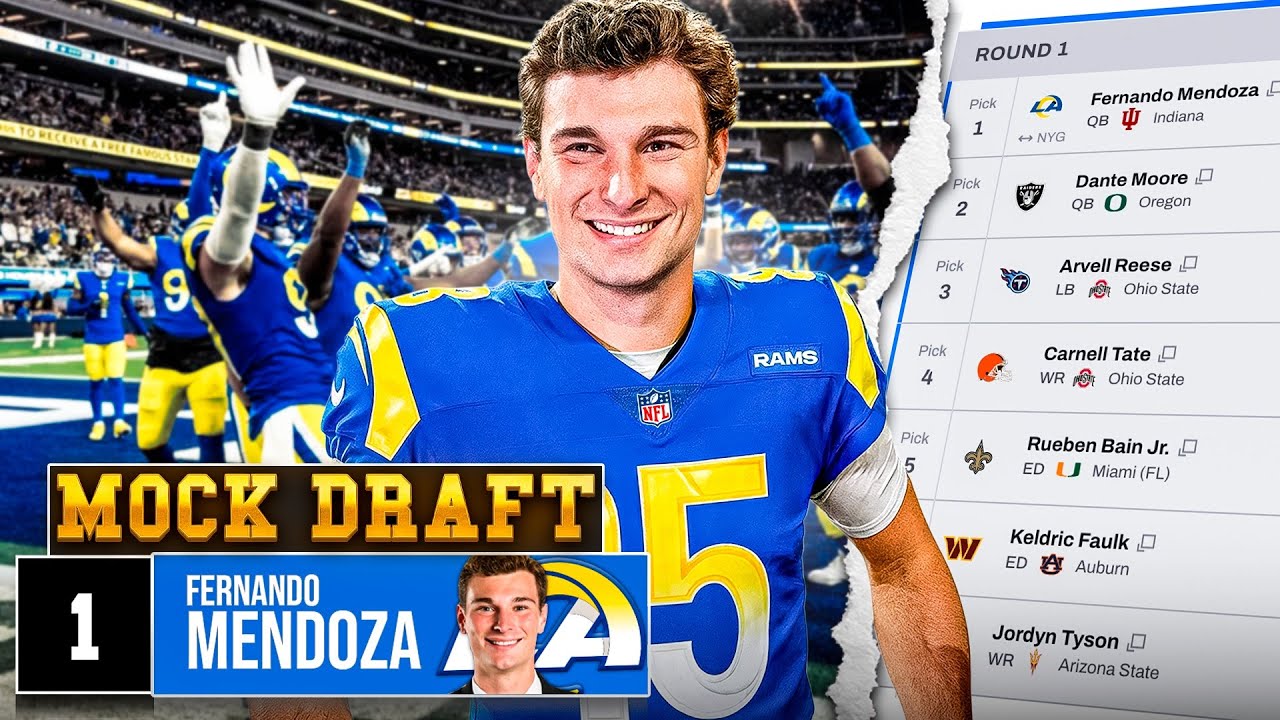 2026 NFL Mock Draft | Rams Trade to #1