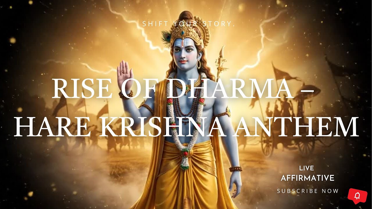 Rise of Dharma × Blissful Vibration of Hare Krishna Mahamantra x Manifest Krishna’s energy!