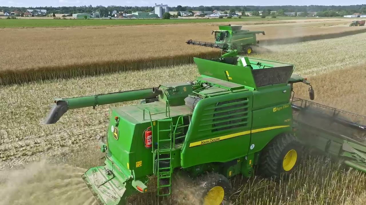 John Deere T670i HillMaster na gospodarstwie  Państwa Boruckich