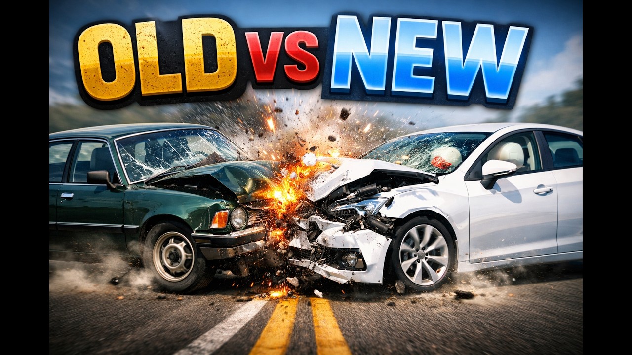 OLD VS NEW : Classics Vs Modern Crashes - Which Survives? #beamngdrive #beamng #crash #car #gaming