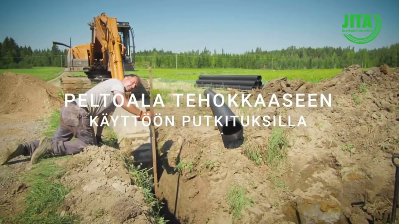 Putket ja kaivot maatalouden tarpeisiin Jitalta.