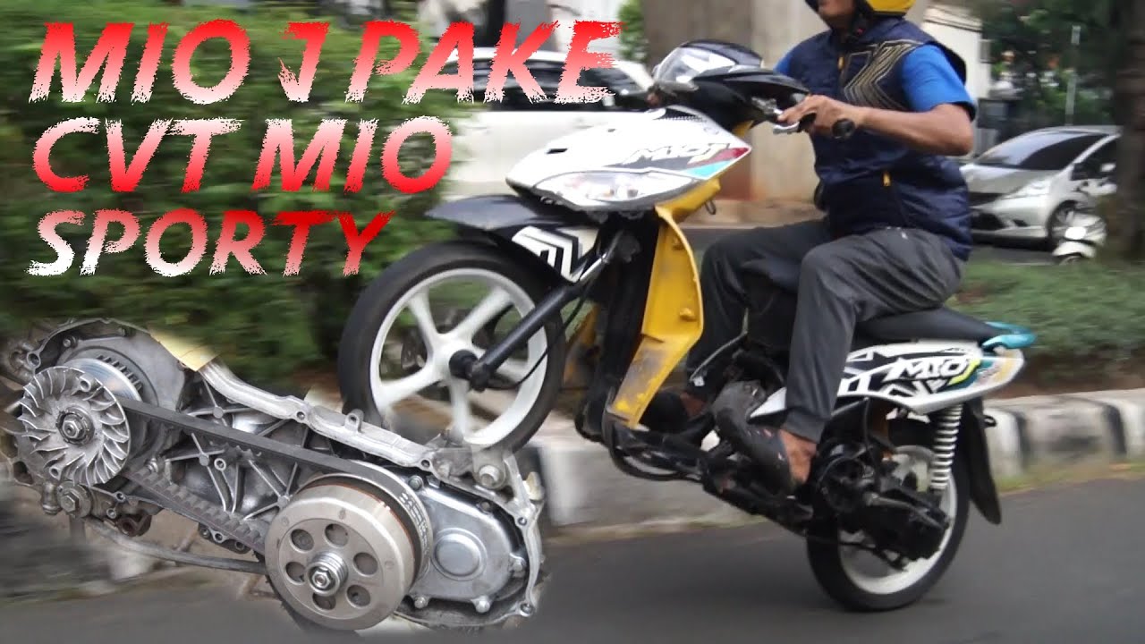 YAMAHA MIO J RUBAH CVT PAKE MIO SPORTI EMANG BISA?