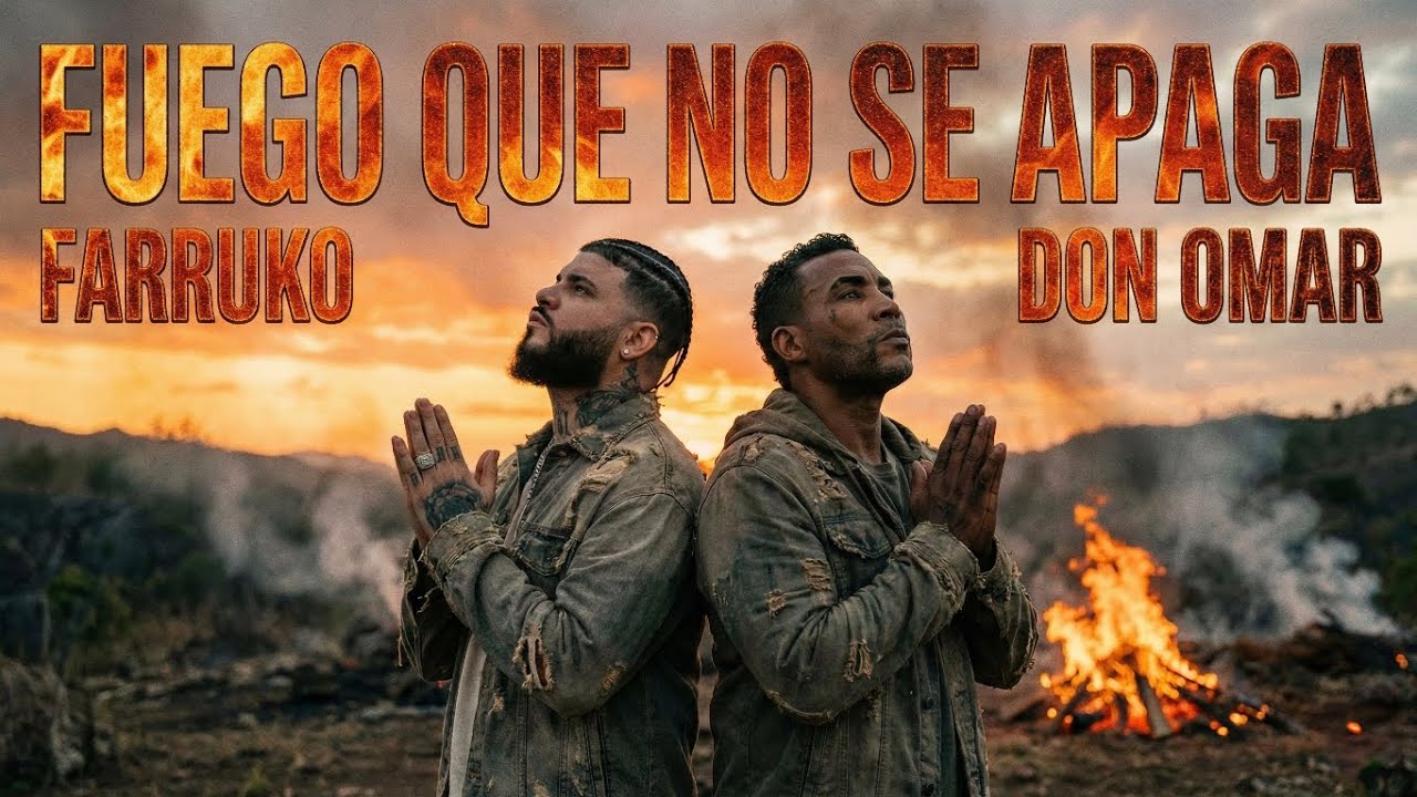 Don Omar ❌ Farruko - Fuego Que no Se Apaga (Video Ai Lyrics) 2026 (Concept)