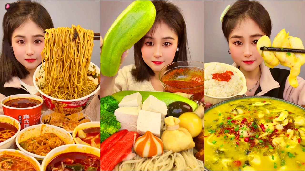 BIG BITE Chinese Food ASMR Mukbang Madness | 중국음식 먹방 