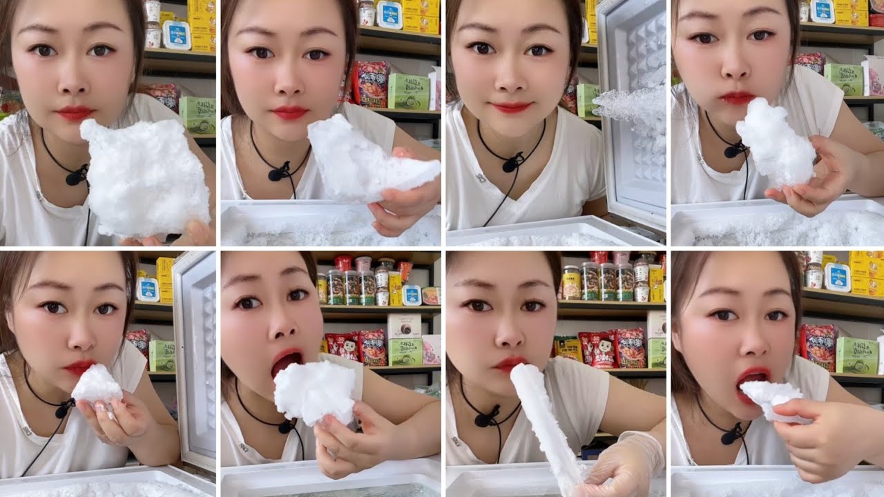 ONLY BITES / FREEZER FROST EATING / WHITE ICE EATING / ASMR / SOLO BY RENNAYA