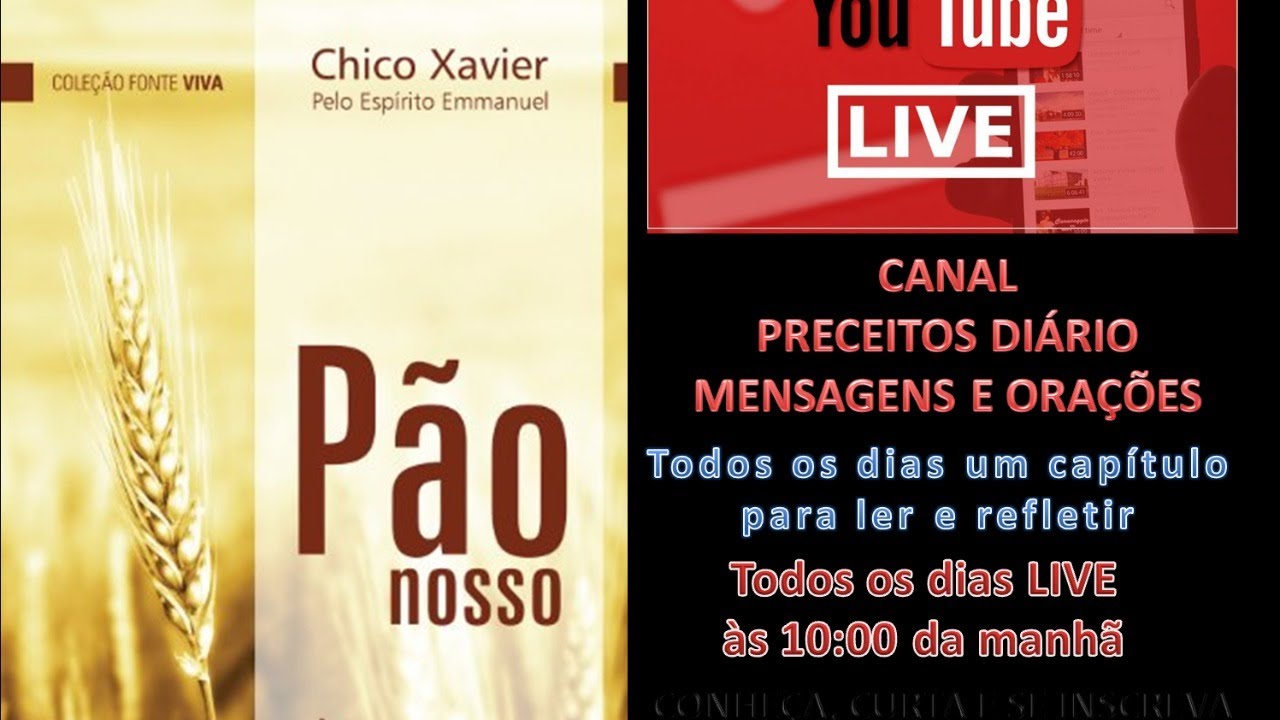 Live Livro Pão Nosso - Cap 1 - Mãos á obra