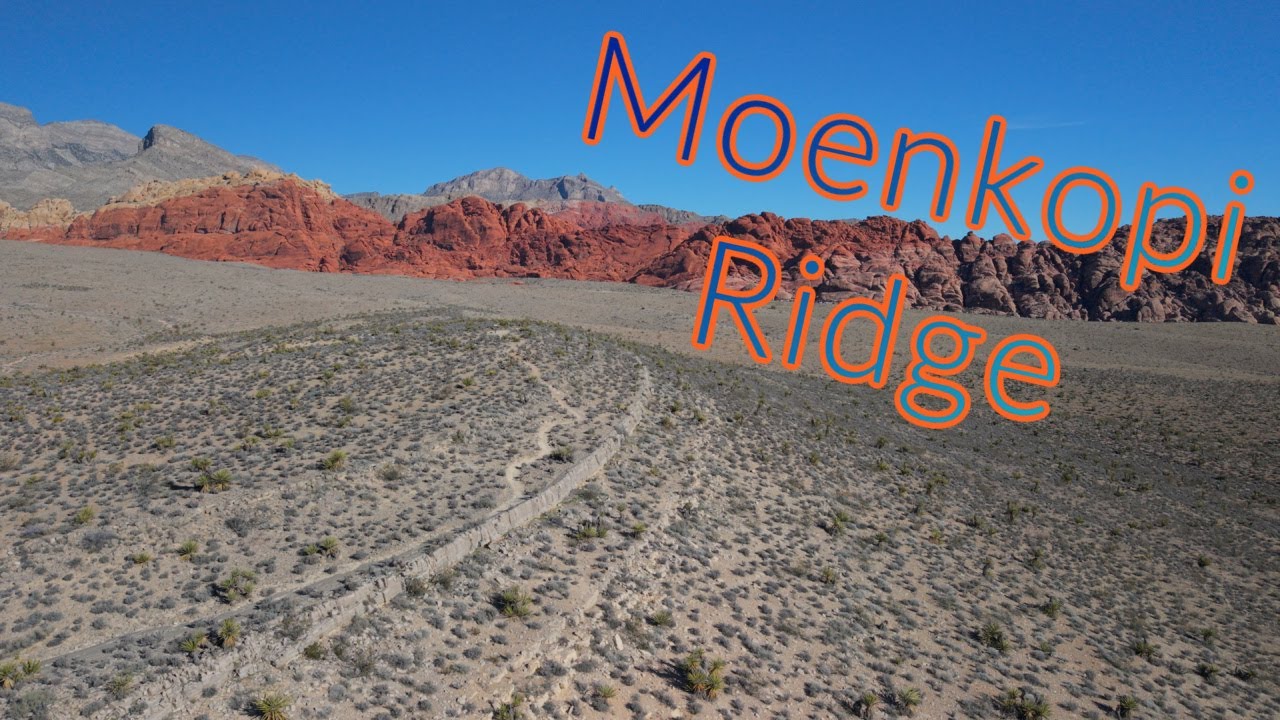 DJI Air 3S views of Moenkopi Ridge, Red Rock Canyon, Nevada