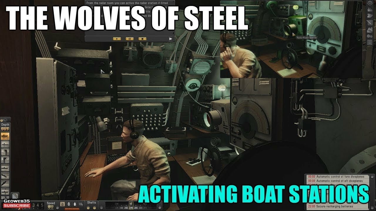 Silent Hunter 5 The Wolves of Steel Mod Activating Boat Stations Tutorial