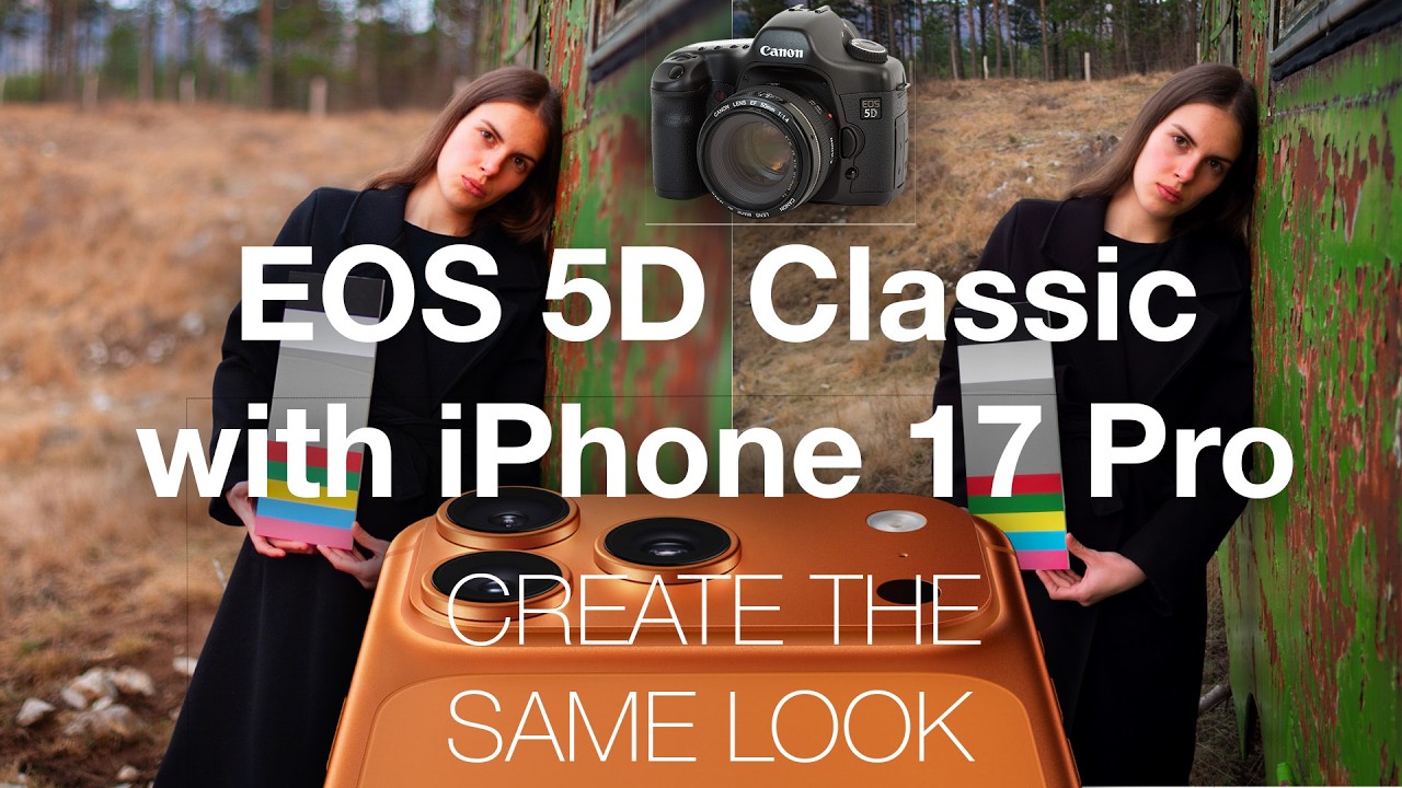 Canon EOS 5D Classic Look with iPhone 17 Pro - A step by step tutorial