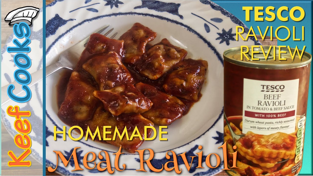 Meat Ravioli | Homemade Pasta | Tomato Sauce