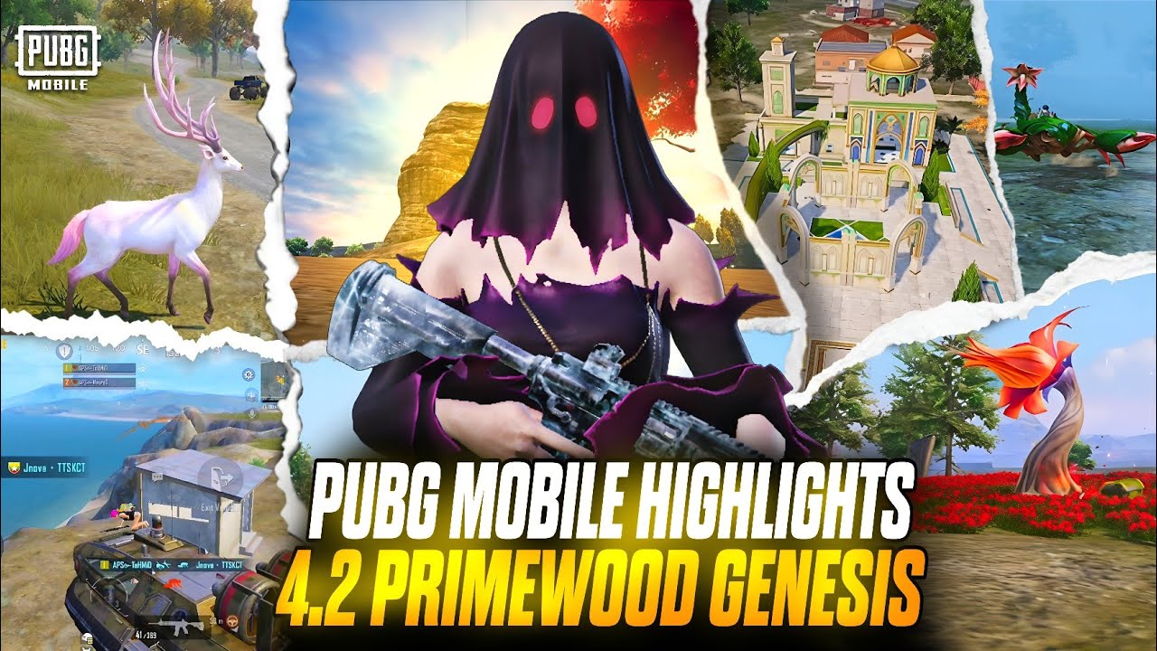 PUBG Mobile 4.2 Primewood Genesis Highlights | Chaos Unleashed 😈🔥