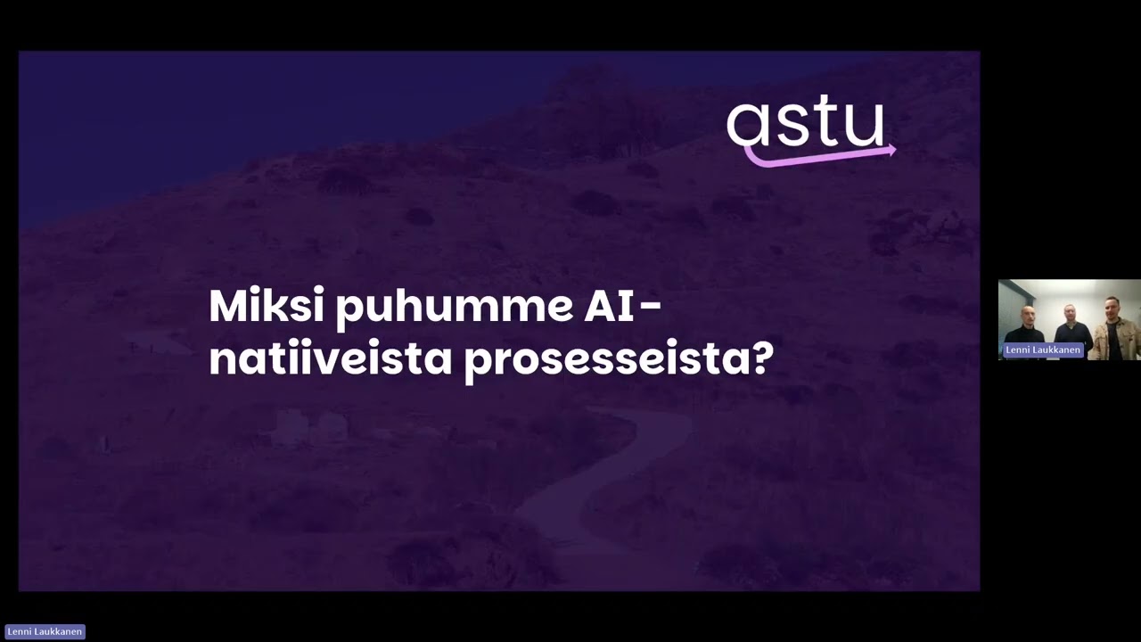 Näin kehität prosesseistasi AI natiivit