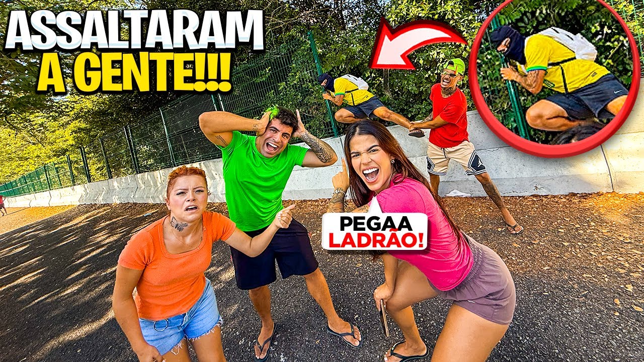 FOMOS ROUBADOS NO MEIO DE UMA GRAVAÇÃO *Ele bateu na gente!