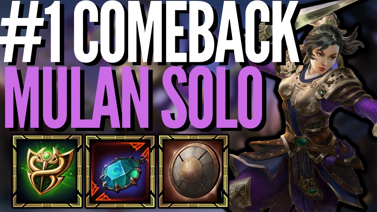 ONE OF THE BEST SOLO LANERS | Smite Season 9 Ranked Conquest | MULAN SOLO