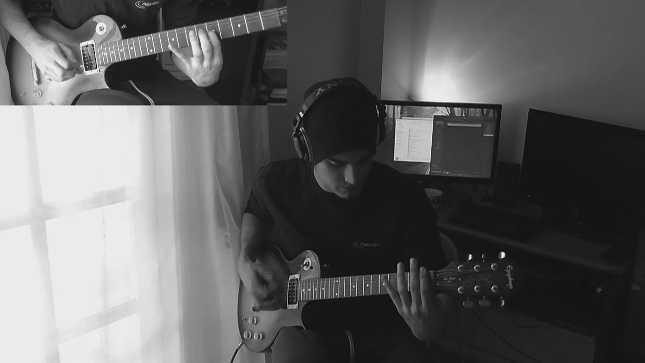 Trivium - The Ghost That's Haunting You Guitar Cover (With Solo) HD