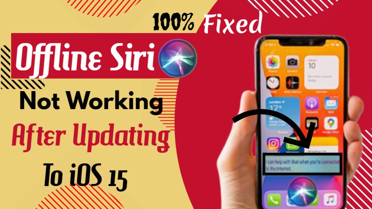 [Fixed] Offline Siri Not Working on iOS 15