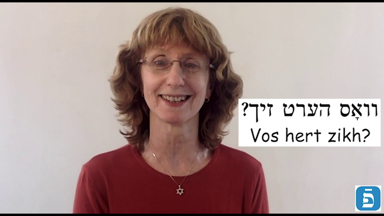 Yiddish Word of the Day: Hey What's Happening?