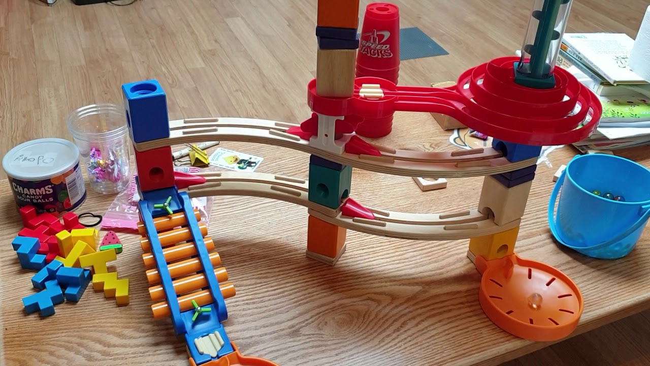 하페 쿼드릴라 hape quadrilla wooden marble run race
