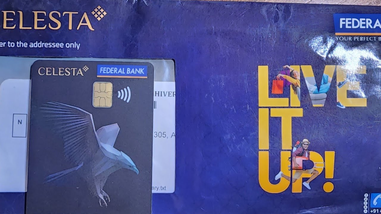 Federal Bank Celesta Credit Card ❤️ 10 Lacs credit limit ❤️ Lifetime free ❤️ Lounge access benefits!