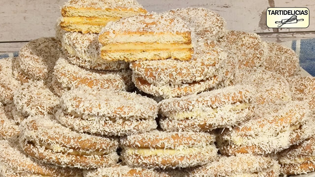 🏡👵GALLETAS MARÍA Rellenas de MANTEQUILLA y COCO 🥰 Las de TODA la VIDA TIERNAS y JUGOSAS