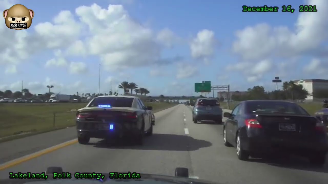 Wild Police Chase!!! GPS Dart Tracker Deployed - Lakeland, Florida - December 16, 2021