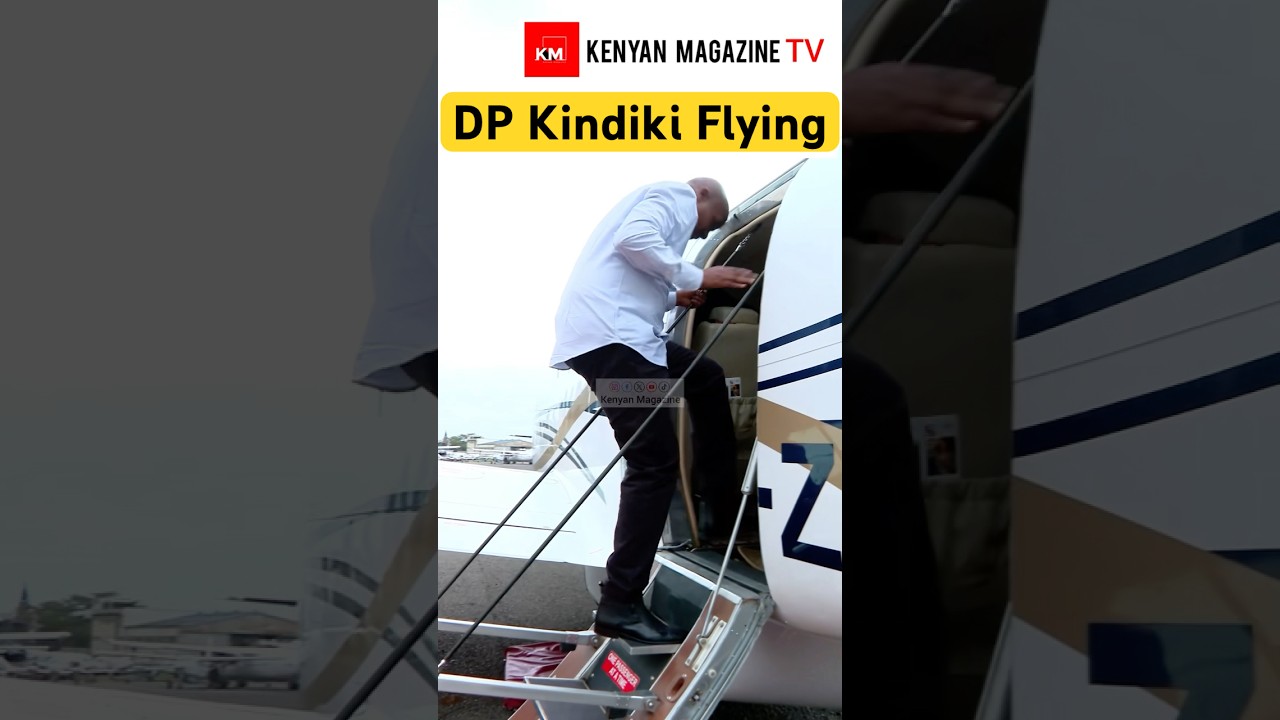 How Deputy President Kithure Kindiki flew from Mandera after landing there