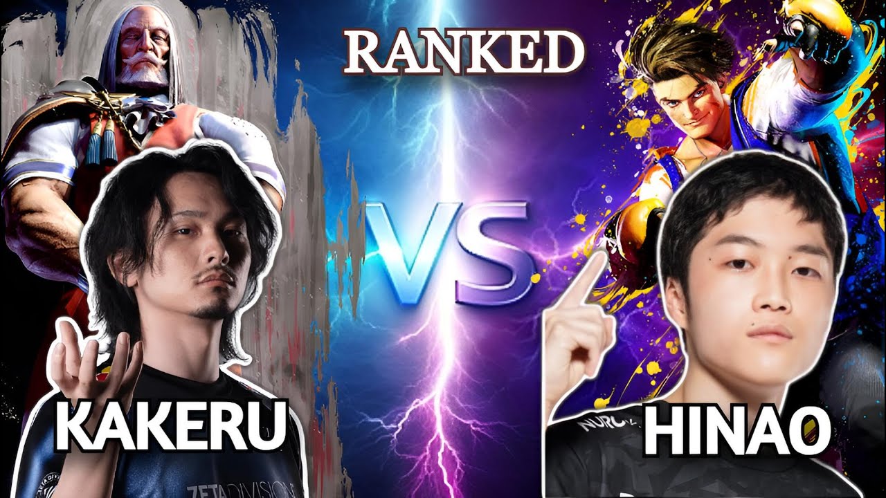 🔥SF6 ▰ KAKERU (JP) VS HINAO (LUKE) ▰  High Level Match, ranked 🔥