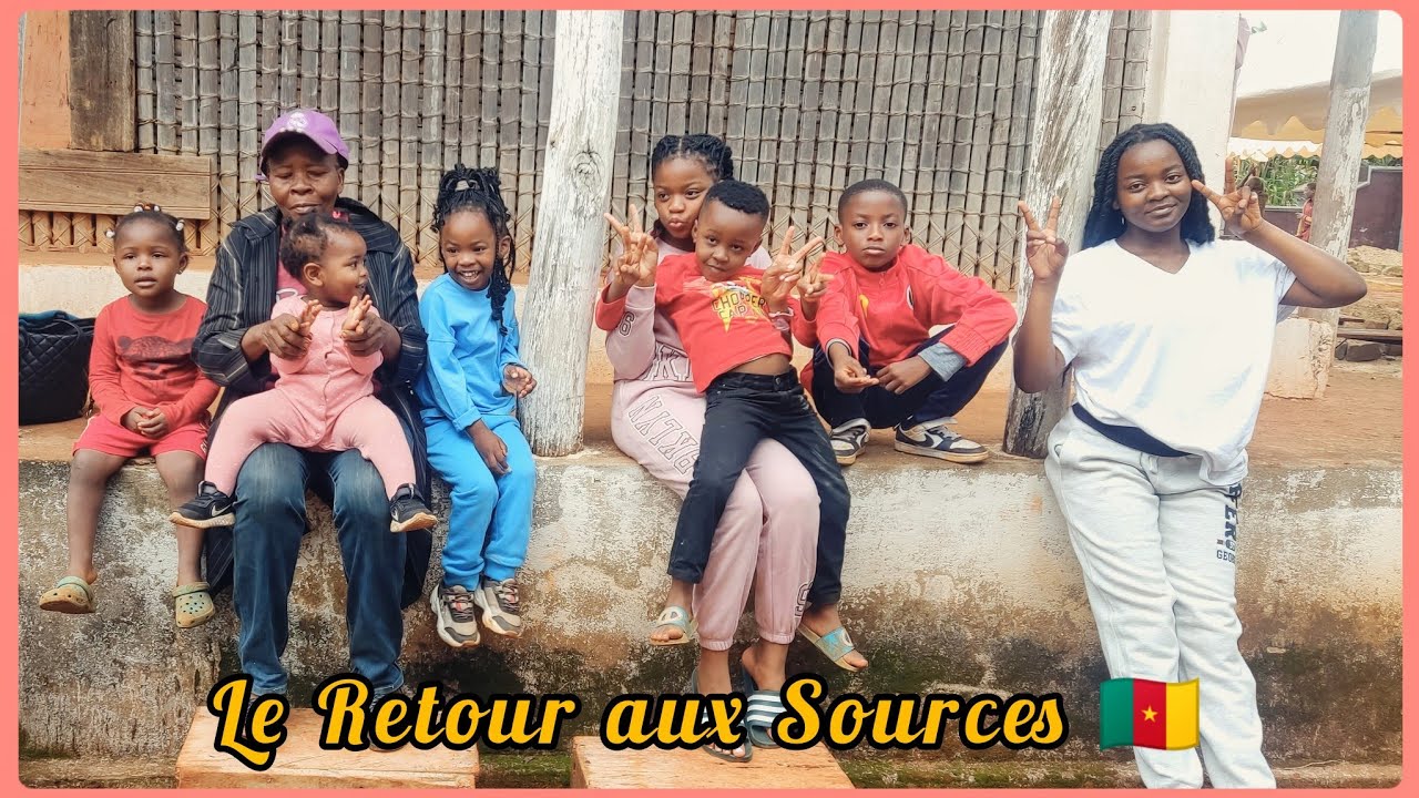 Le Retour aux Sources🇨🇲 : mes filles decouvrent le village pour la première fois. Vacance Bandjoun!