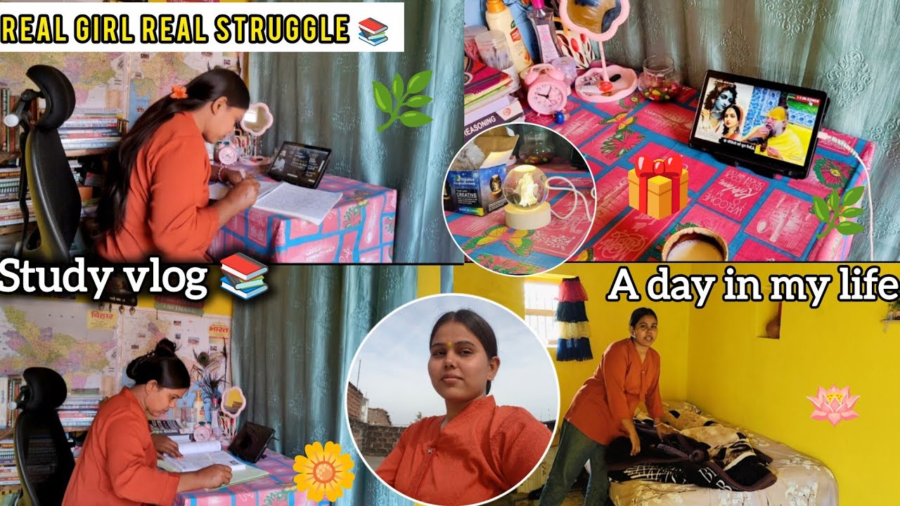 Village life + Study routine 🌿📚 Exam ke liye nahi, future ke liye padhai 🎯(GK / Math / Hindi) 