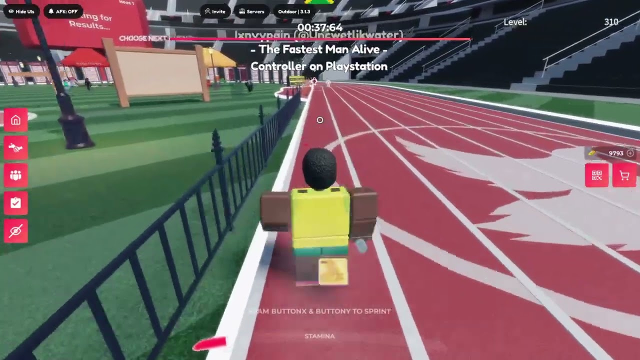 Track and feild but im usain bolt part 2 :)