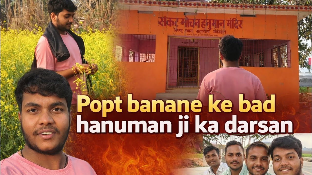 Hanuman Ji Darshan Vlog | Sarso Ke Khet Ka Suhana Safar 🌼🚩