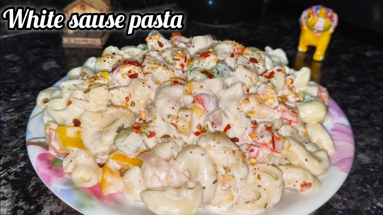 Creamy white sause pasta- testy & delicious 😋 white sause pasta recipe 👌#whitesaucepasta