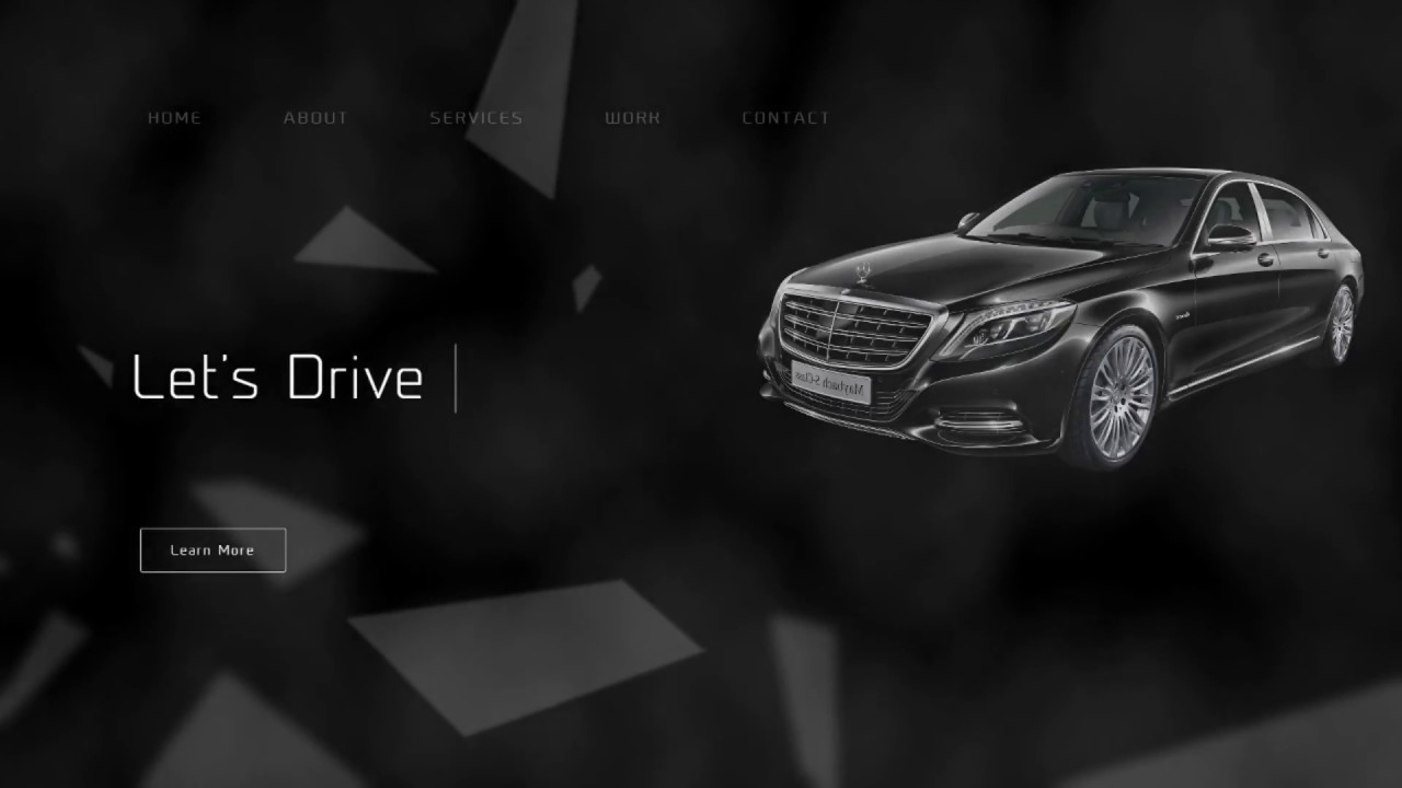 Landing Page | HTML, CANVAS, CSS & JavaScript Tutorial