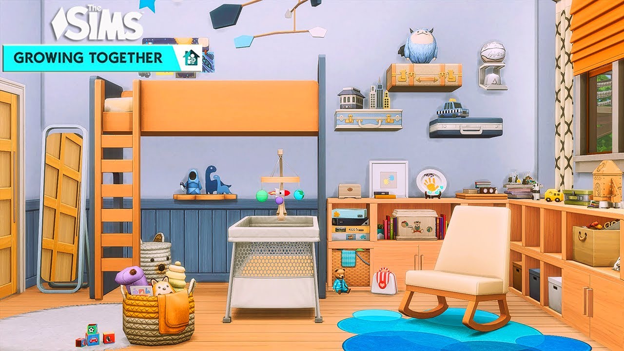Small House Large Family 🏡 San Sequoia | NoCC | The Sims 4: Growing Together | Stop Motion
