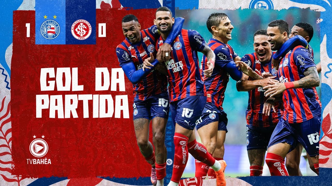 BAHIA 1 x 0 INTERNACIONAL - GOL - BRASILEIR&Atilde;O (22/10/25)
